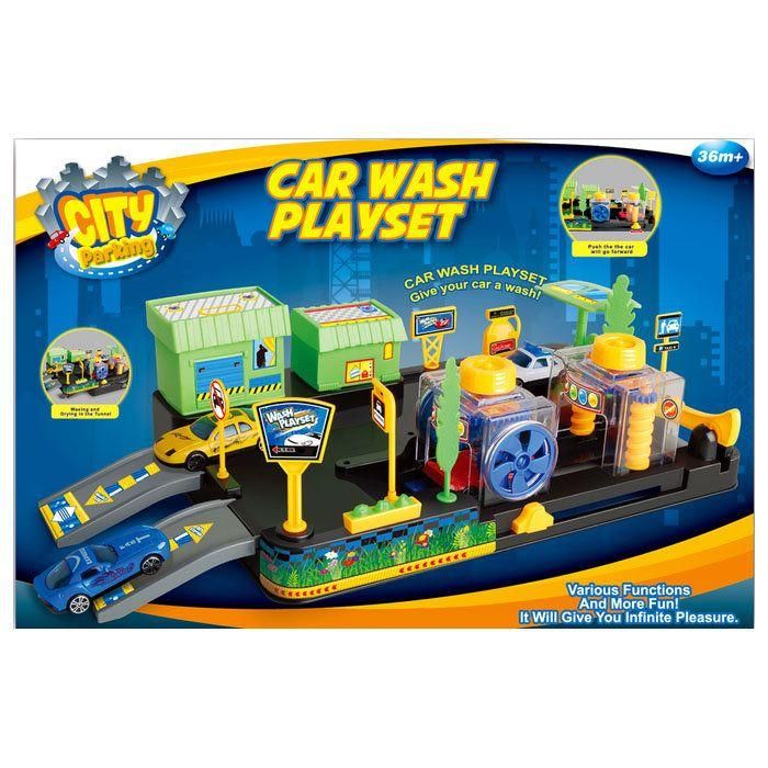 Dave Toy 32033 Игровой набор Автомойка с 2 машинками