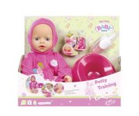 Zapf Creation 823-460 Кукла my little BABY born быстросохнущая с горшком и бутылочкой, 32 см