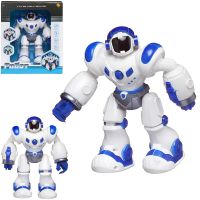 ABtoys (АБтойс) C-00342/синий Робот ABtoys, световые и звуковые эффекты, бело-синий