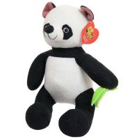 ABtoys (АБтойс) M4930 Мягкая игрушка Abtoys Knitted Панда вязаная, 21 см