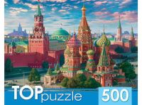 Рыжий кот ХТП500-4221 TOPpuzzle. Пазлы 500 элементов. МОСКВА. КРАСНАЯ ПЛОЩАДЬ