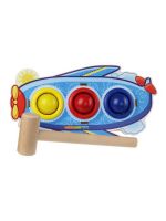 Woodlandtoys 115203 Развивающая игрушка Woodlandtoys Стучалка Самолёт 9*20