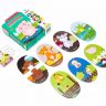 Vladi Toys VT2904-06 Пазлы-двойняшки для самых маленьких "Прятки", 7 пар