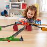 Mattel GPD88 Thomas&Friends Железная дорога "Забор груза" с моторизованным паровозиком Томасом и 3 вагонами