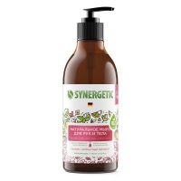 SYNERGETIC 105001 Жидкое мыло SYNERGETIC Пачули и ароматный бергамот, для рук и тела, биоразлагаемое 380мл