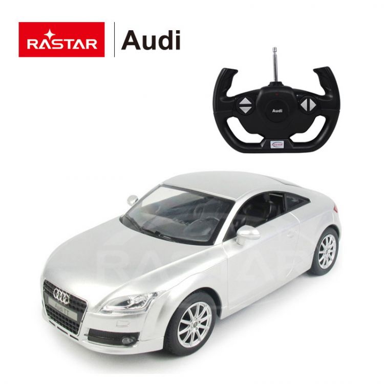 RASTAR 30600S Машинка на радиоуправлении RASTAR AUDI TT цвет серебряный, 1:14 RASTAR 30600S Машинка на радиоуправлении RASTAR AUDI TT цвет серебряный, 1:14