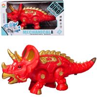 Junfa WB-00698/красный Динозавр-робот Junfa Трицераптос электромеханический, свет, звук, красный
