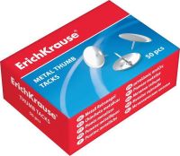 Кнопки металлические ErichKrause, 50 шт.