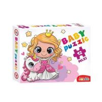 Дрофа-Медиа 3847 Пазл Baby Puzzle. Принцесса и единорог