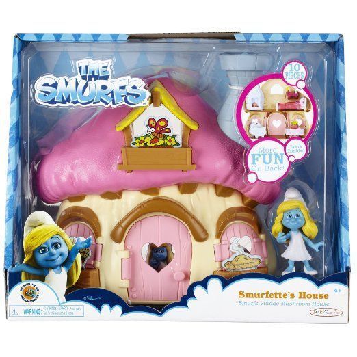 Jakks 53982 Игровой набор Большой Домик-грибок Смурфетты