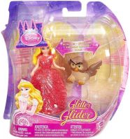 Mattel BDK15 Кукла Танцующая принцесса Аврора в блестящем платье, 10 см