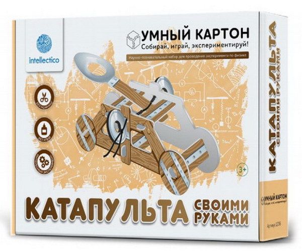 Intellectico 1206бн Научно-познавательный набор для экспериментов "Катапульта своими руками"