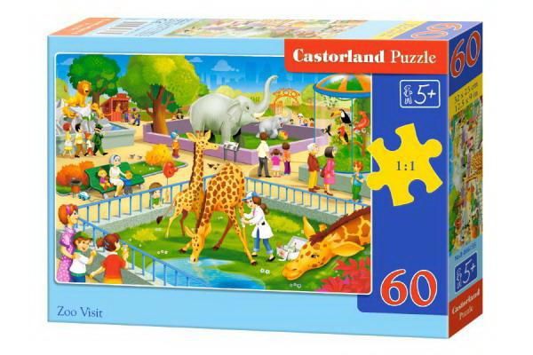 Castorland В-066155 Пазл Castorland 60 деталей Зоопарк Castorland В-066155 Пазл Castorland 60 деталей Зоопарк