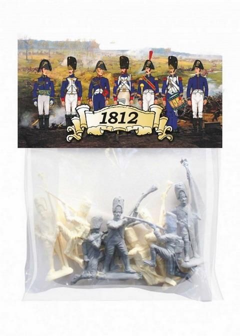 БИПЛАНТ 12022 Игровой набор БИПЛАНТ "Армия 1812 года" для игры в солдатики, 8 фигурок