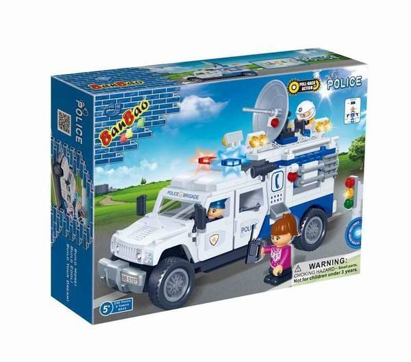 Banbao 8343 Конструктор Банбао "Полицейский грузовик", 290 деталей