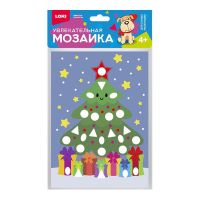 LORI Км-022 Набор для творчества LORI Увлекательная мозаика Ёлочка