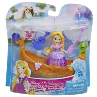 Hasbro E0068 Disney Princess Игровой набор Принцесса Дисней Маленькое королевство, Принцесса Рапунцель в лодке, 8 см