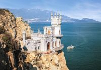 Пазл Castorland 1000 деталей Ласточкино гнездо, Украина, средний размер элементов 1,9?1,7 см