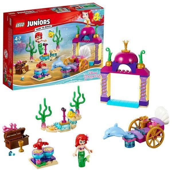 LEGO 10765-L Конструктор LEGO JUNIORS Подводный концерт Ариэль