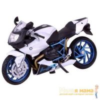 Motormax 76205 Коллекционная модель мотоцикла BMW HP2 Sport, белая