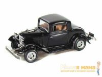 MOTORMAX 73251AC Коллекционная машинка 1932 Ford Coupe, 1:24, черная