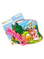 Woodlandtoys 017603 Шнуровка Woodlandtoys Красная Шапочка 16*14,5*2 см