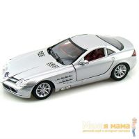 Motormax 73306 Коллекционная модель машины Mercedes Benz SLR McLaren, 1:24, серебристая