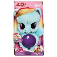 Hasbro B1652 Мягкая плюшевая пони Рейнбоу Дэш (свет, звук)