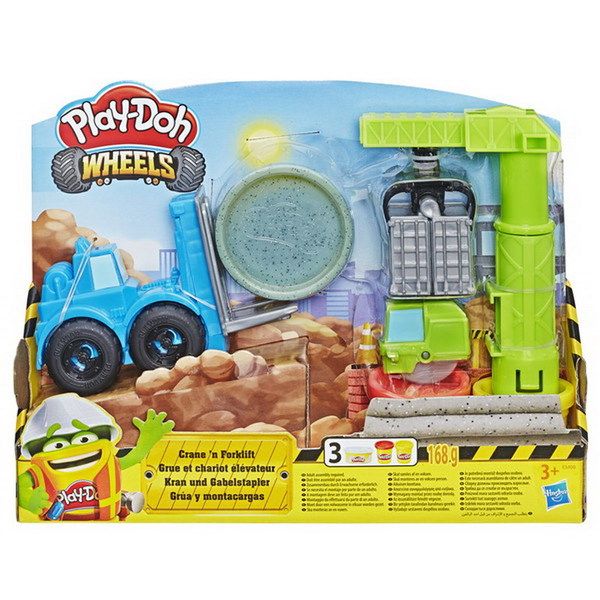 Hasbro E5400 Play-Doh Wheels Игровой набор Кран-Погрузчик