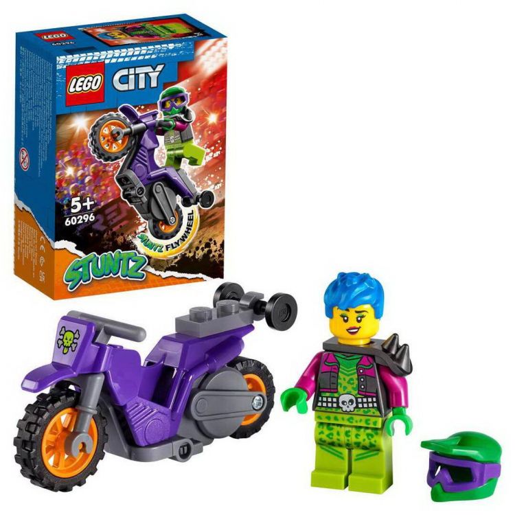 LEGO (Лего) 60296-L Конструктор LEGO CITY Stunt Акробатический трюковый мотоцикл