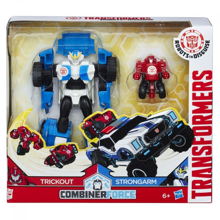 Hasbro C0655 Трансформеры Игровой набор "Роботы под прикрытием", Стронгарм и Трикоут