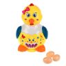УМка 1707B043-R Игрушка развивающая Курица-несушка, 14 веселых потешек,10 песен, 2 сказки