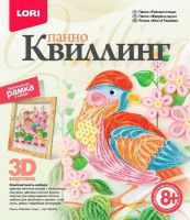 LORI Квл-024 Набор для творчества Квиллинг Панно "Райская птица"