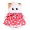 BUDI BASA LB-012 Мягкая игрушка Кошечка Ли-Ли BABY в плащике в горох, 20 см