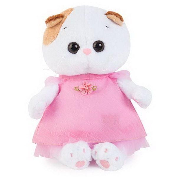 BUDI BASA LB-004 Мягкая игрушка Кошечка Ли-Ли BABY в розовом платье, 20 см