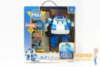 Robocar POLI 83185 Робот-трансформер Поли в виде машинки на радиоуправлении, 31 см