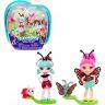 Mattel FXM87 Enchantimals® Petal Park Куклы Друзья-букашки, Бакси Бабочка и Ладелиа Божья Коровка