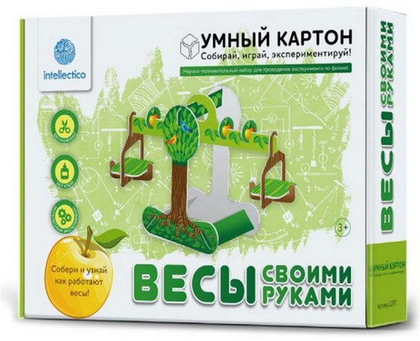 Intellectico 1207бн Научно-познавательный набор для экспериментов "Весы своими руками"