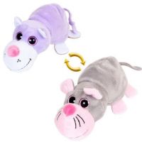 AB toys M5005 Мягкая игрушка Перевертыши Кот/Мышка, 16 см