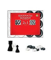 Рыжий Кот ИН-1622 Игра настольная Шахматы и шашки 2 в 1