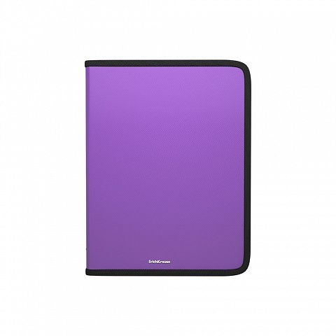 ErichKrause 50350 Папка для тетрадей Diagonal Vivid, на молнии, пластиковая, A4