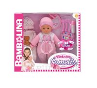 Dimian BD1392 Интерактивный пупс Bambolina Camelia, 40 см, говорит на русском
