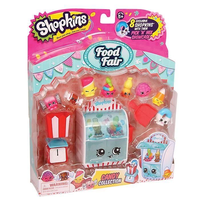 Moose 56214 Shopkins 4 Игровой набор Ярмарка вкусов, Коллекция конфет из 8 шопкинсов