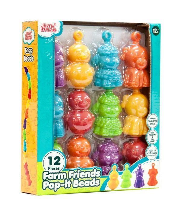 Toy Hero Company Limited 3040 Игрушка развивающая Веселая цепочка Друзья с фермы