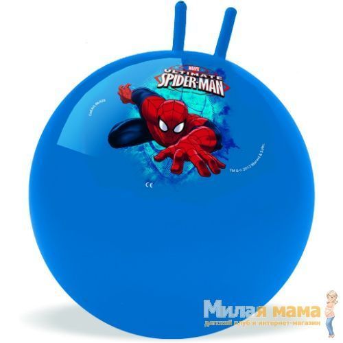 Mondo 06/961 Мяч - попрыгунчик Человек Паук, 50 см