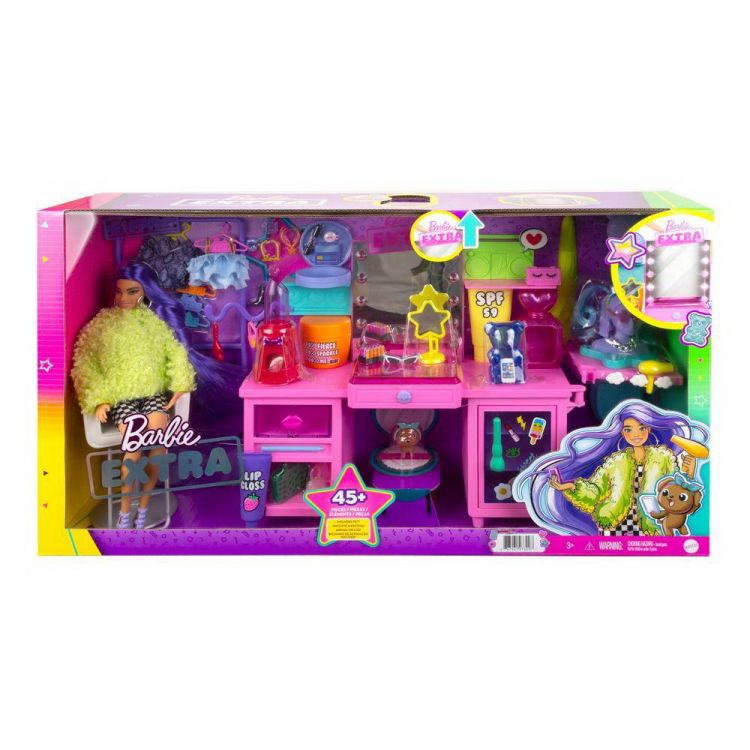 Mattel GYJ70 Набор игровой Mattel Barbie Экстра Туалетный столик Mattel GYJ70 Набор игровой Mattel Barbie Экстра Туалетный столик