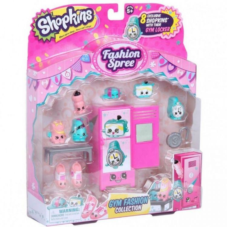 Moose 56297 Shopkins S5 Игровой набор Модная лихорадка Модный спортклуб