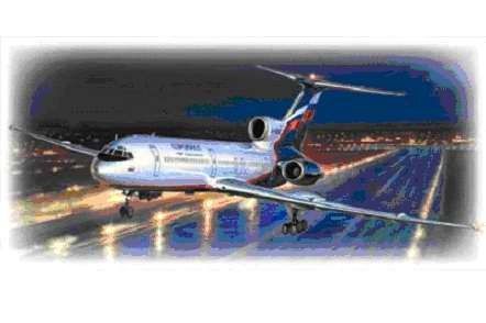 Звезда 7004П Российский авиалайнер ТУ-154М 1:72