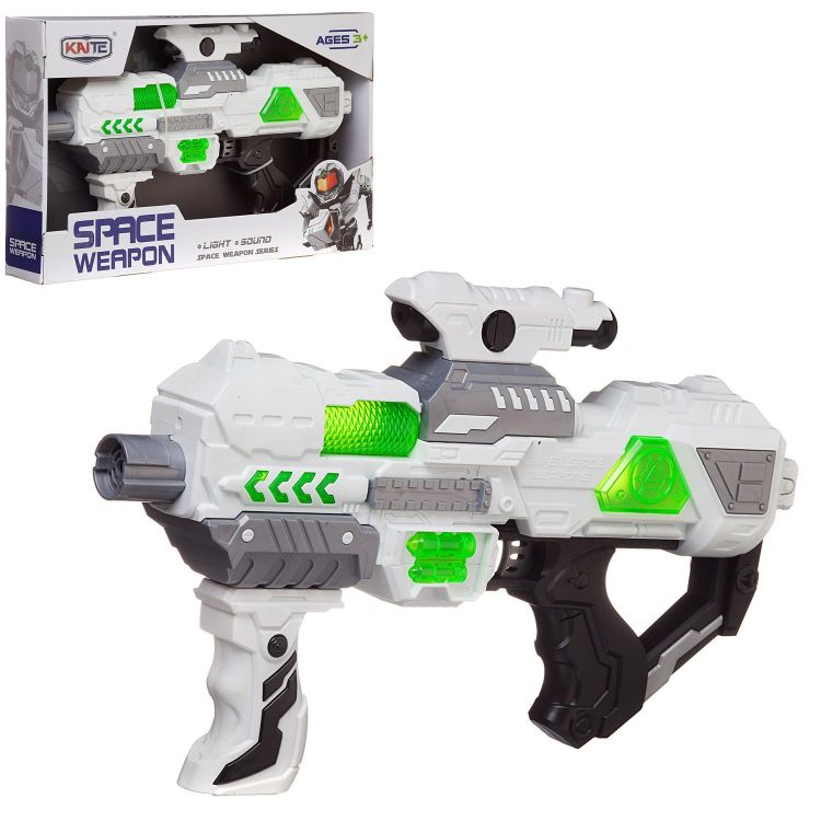 Junfa DQ-03430 Бластер Junfa Space Weapon со световыми и звуковыми эффектами 39,5х7х25 см