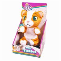 IMC Toys 96790 Котенок интерактивный (рыжий полосатый), со звуковыми эффектами, шевелит лапками если почесать животик